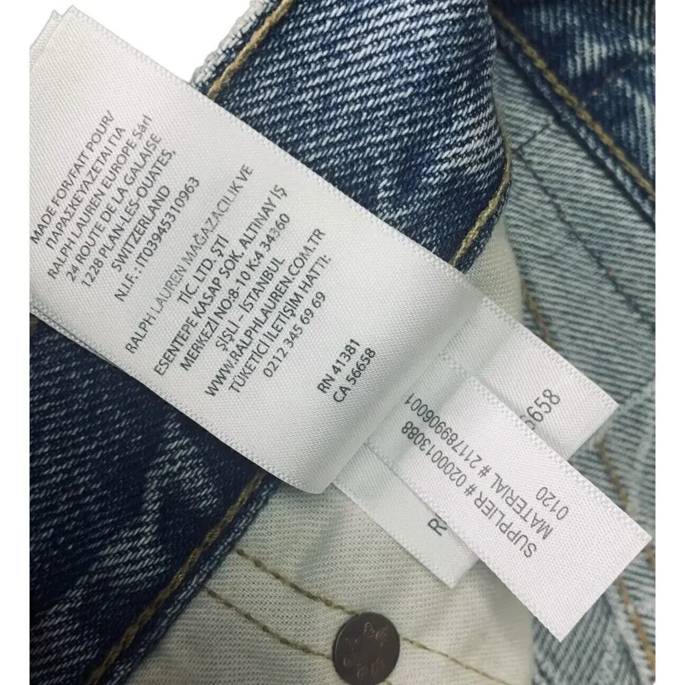 Polo Ralph Lauren Sprighton Boyfriend Patchwork Shorts Womens Size 30 NWT $198 - Picture 13 of 15